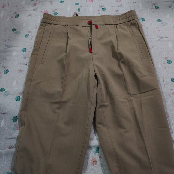 Kiton Khaki Casual Pants - Picture 1 of 10